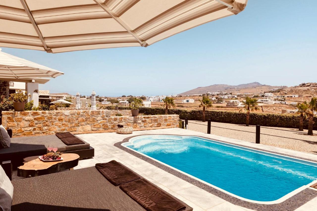 Aurora Mykonos Villas Калафатис Экстерьер фото