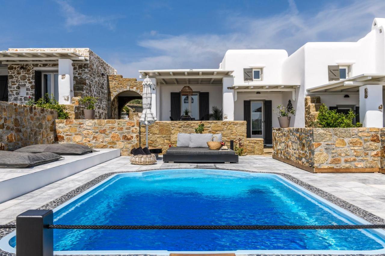 Aurora Mykonos Villas Калафатис Экстерьер фото