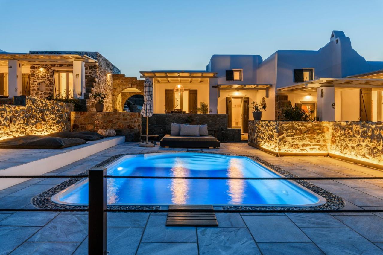 Aurora Mykonos Villas Калафатис Экстерьер фото