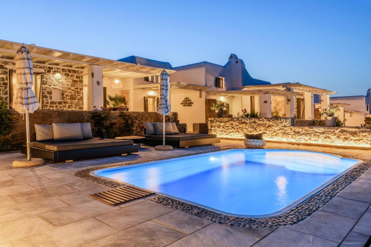 Aurora Mykonos Villas Калафатис Экстерьер фото