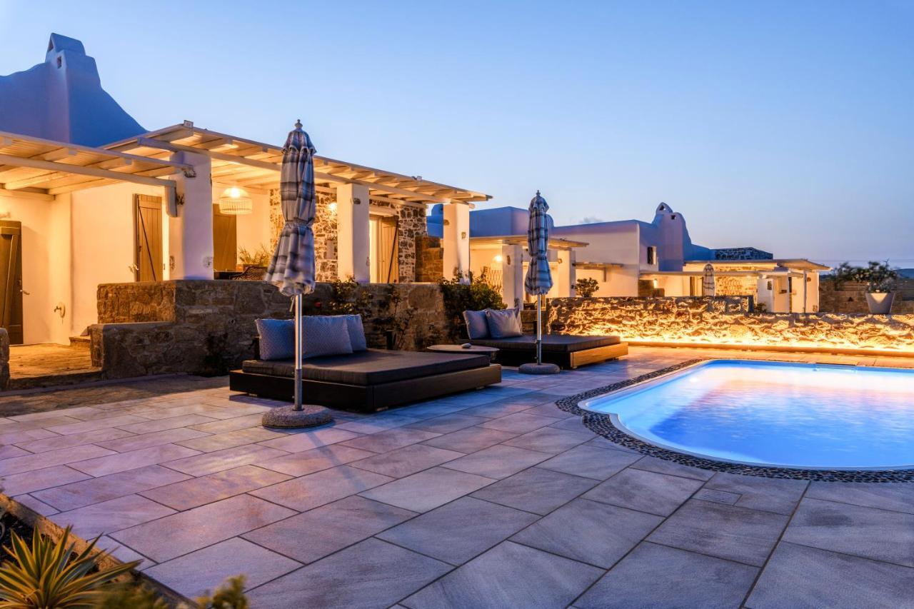 Aurora Mykonos Villas Калафатис Экстерьер фото